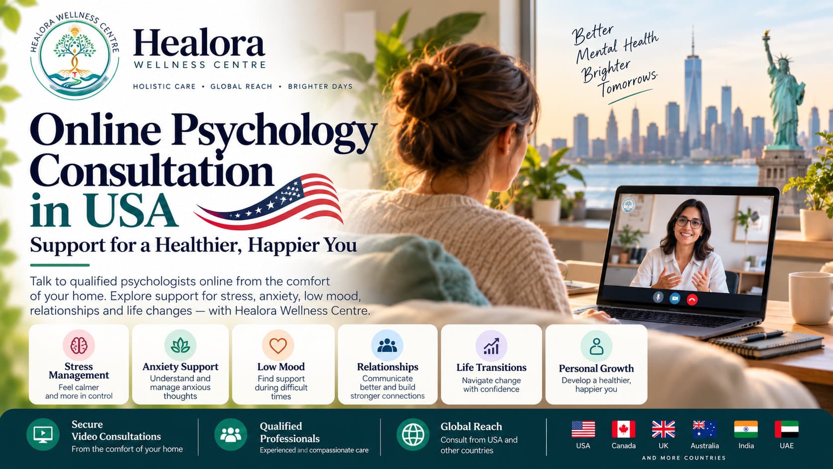 Online Psychology Consultation in the USA