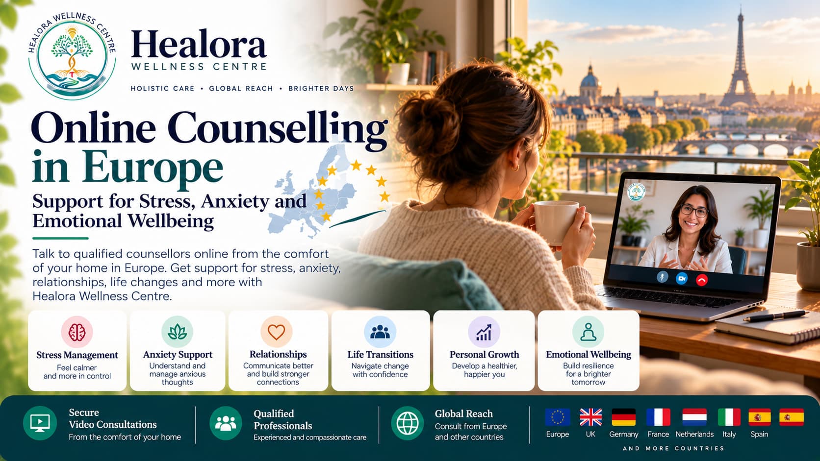 Online Counselling in Europe